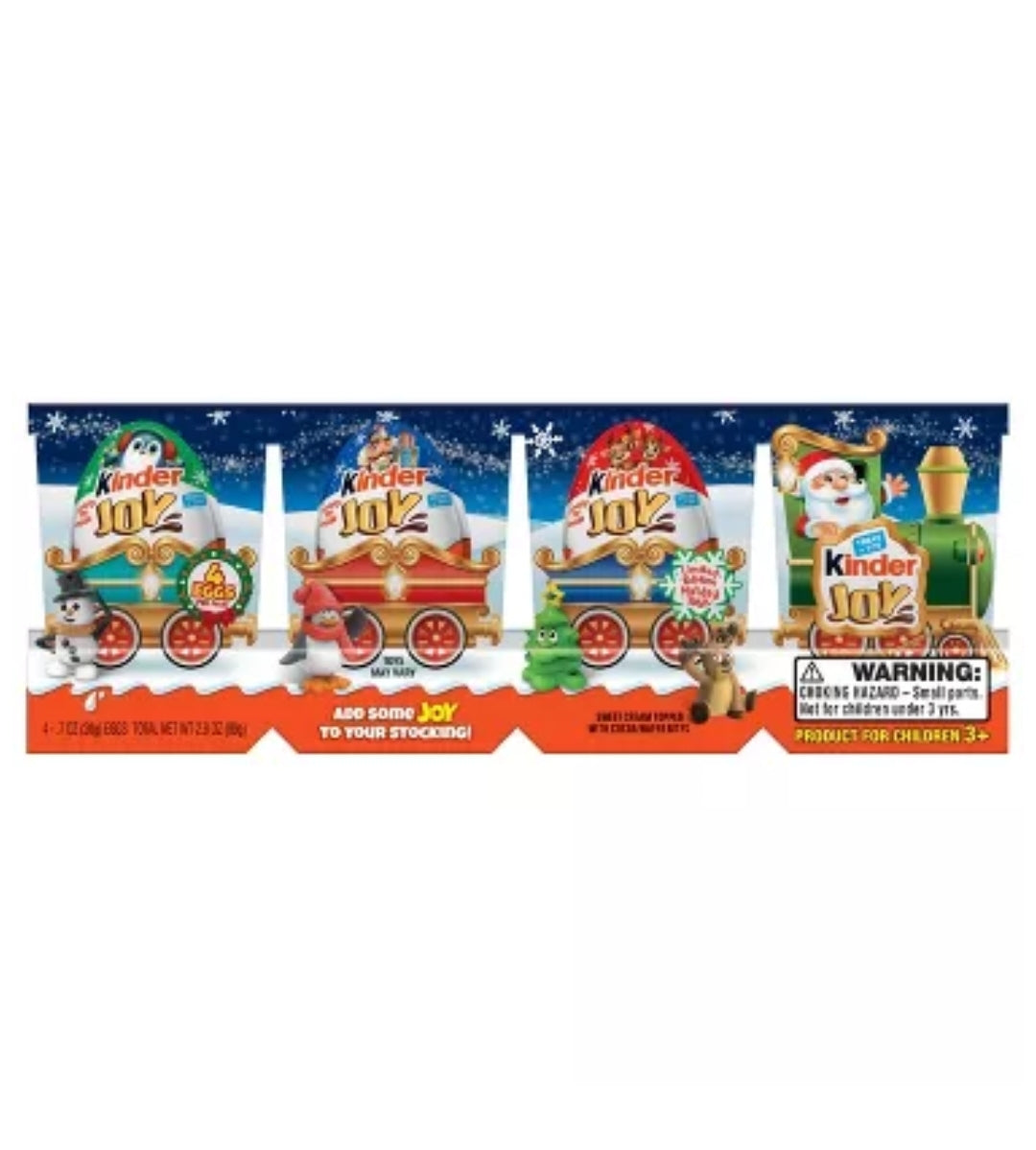 Kinder Joy Christmas Train Edition 4pc