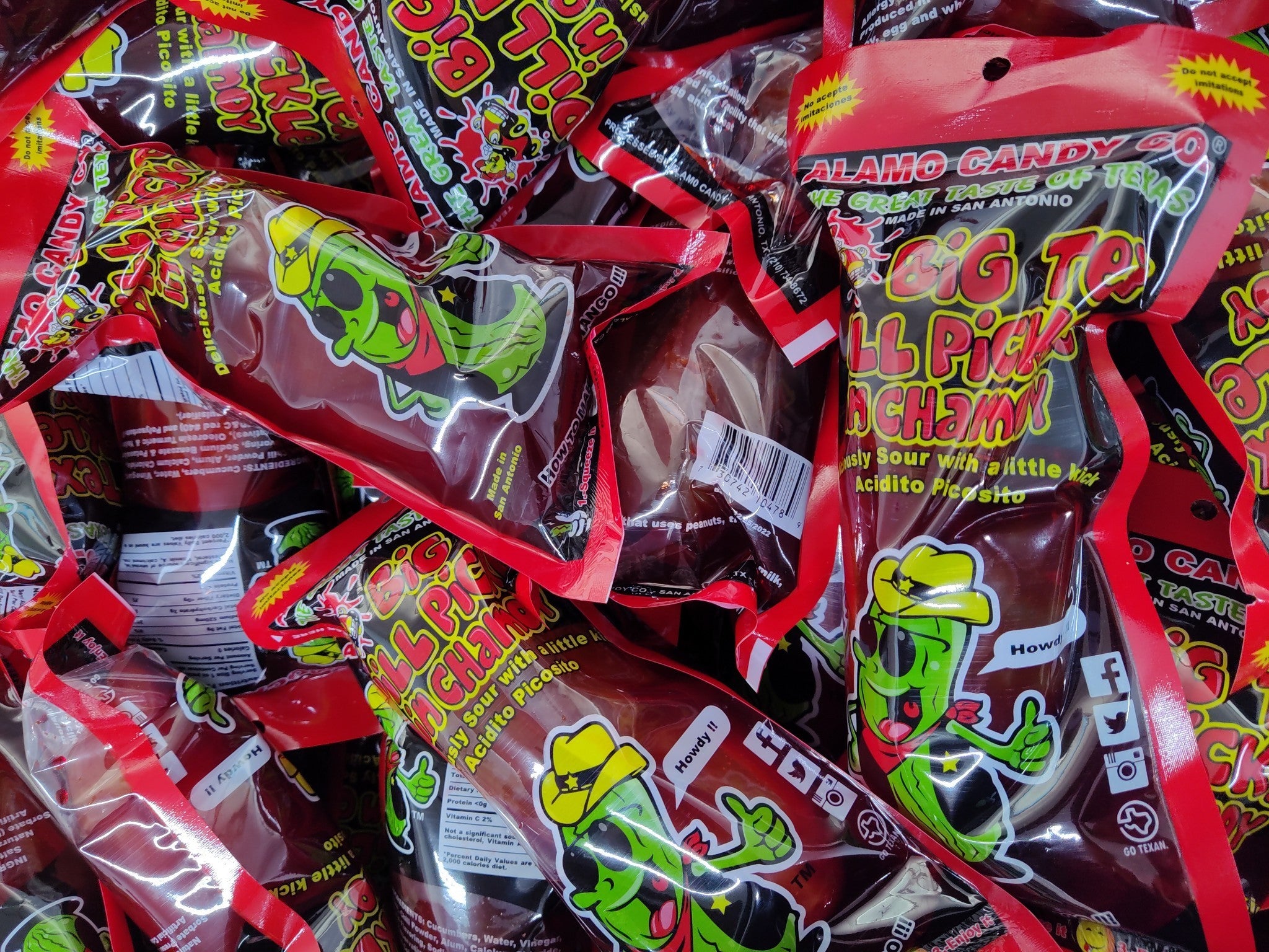 Big Tex Dill Pickle in Chamoy ItsTheCandyRoom